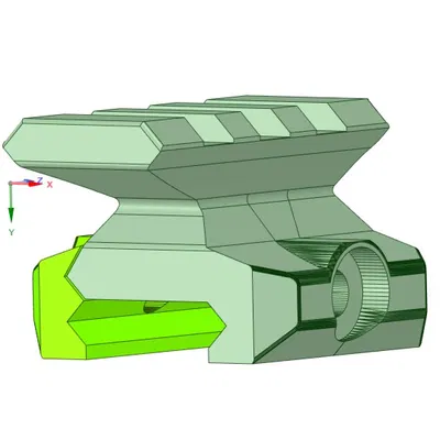 Gá Picatinny 3 Khấc