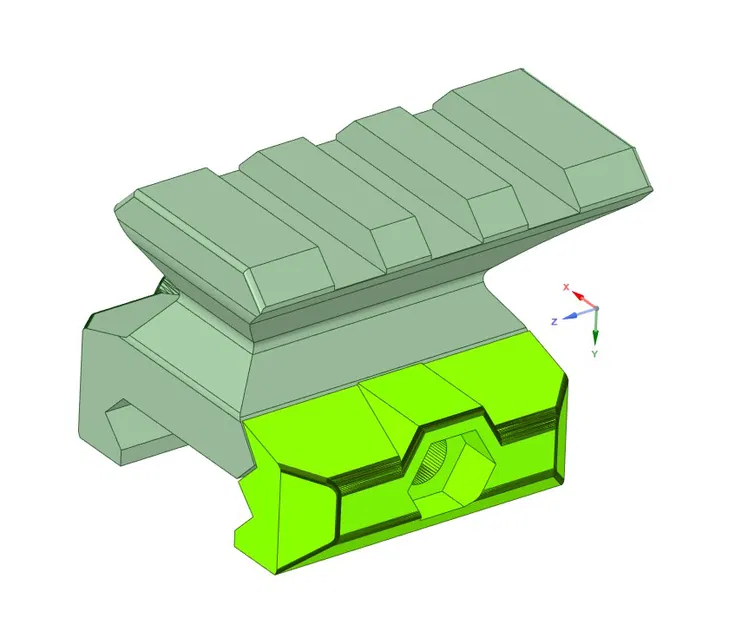 Gá Picatinny 3 Khấc - Image 2