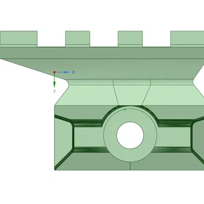 Gá Picatinny 3 Khấc