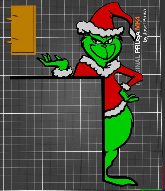 Góc cửa Grinch - Đa sắc - Image 1