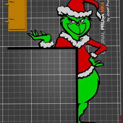 Góc cửa Grinch - Đa sắc