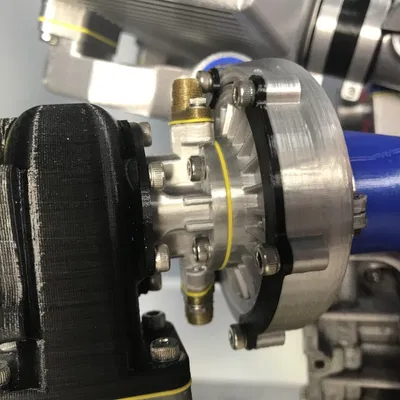 Mặt bích Thoát Dầu Turbo Subaru EJ20 (13/16) - Bản bổ sung