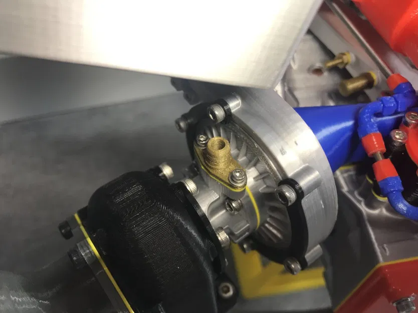 Mặt bích Thoát Dầu Turbo Subaru EJ20 (13/16) - Bản bổ sung - Image 2