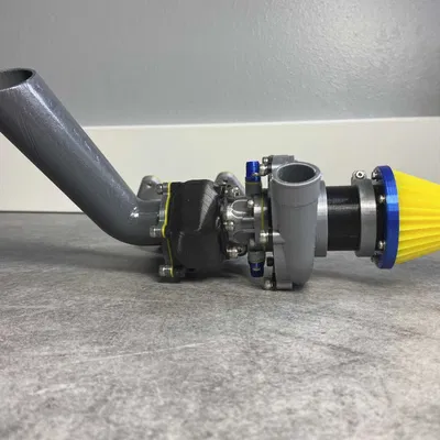 MAZDA RX7 (Tỷ lệ 1/27) / Phụ kiện Turbo