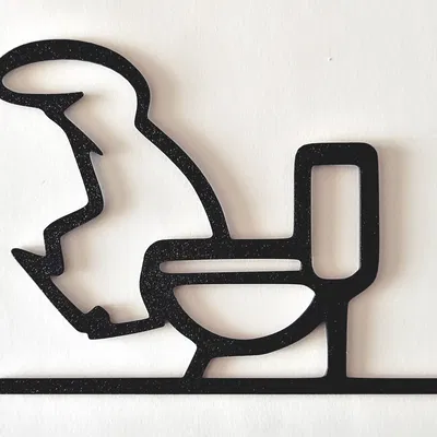 Móc Treo Cửa "WC" Vui Nhộn – La Linea Balum 125