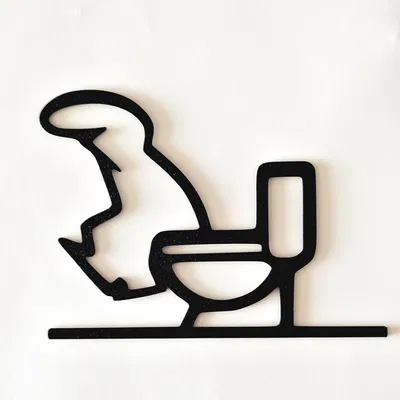 Móc Treo Cửa "WC" Vui Nhộn – La Linea Balum 125