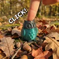 Móc Khóa Fidget Clicker Hình Cú Mèo - Thumbnail 1