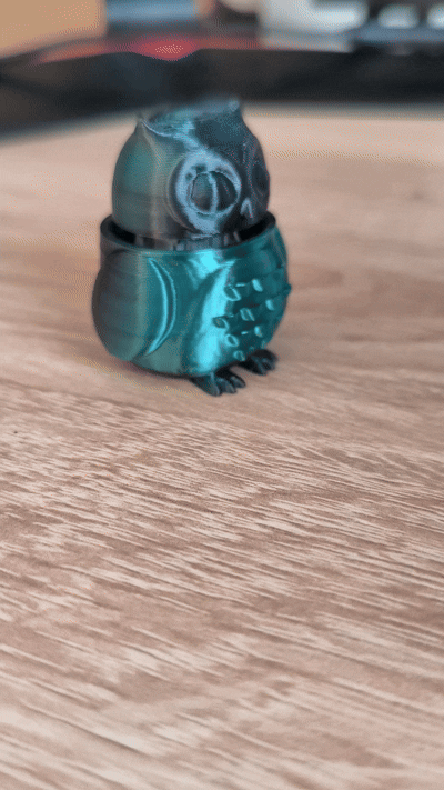 Móc Khóa Fidget Clicker Hình Cú Mèo - Image 5