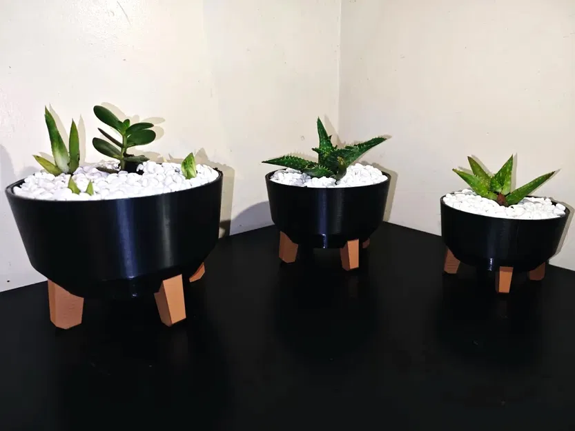 Chậu Hoa Nordic Step Planters – Bộ Sưu Tập Chậu Hoa - Image 1