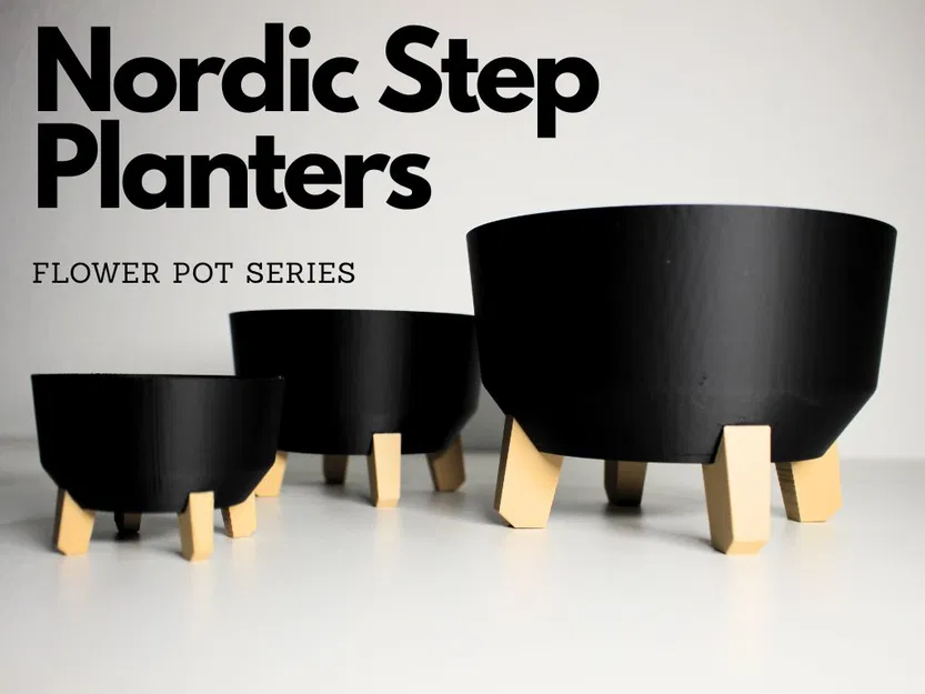 Chậu Hoa Nordic Step Planters – Bộ Sưu Tập Chậu Hoa - Image 2