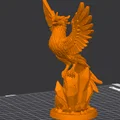 Tượng Phượng Hoàng Pha Lê Thăng Hoa - Crystal Phoenix Rising - Thumbnail 4