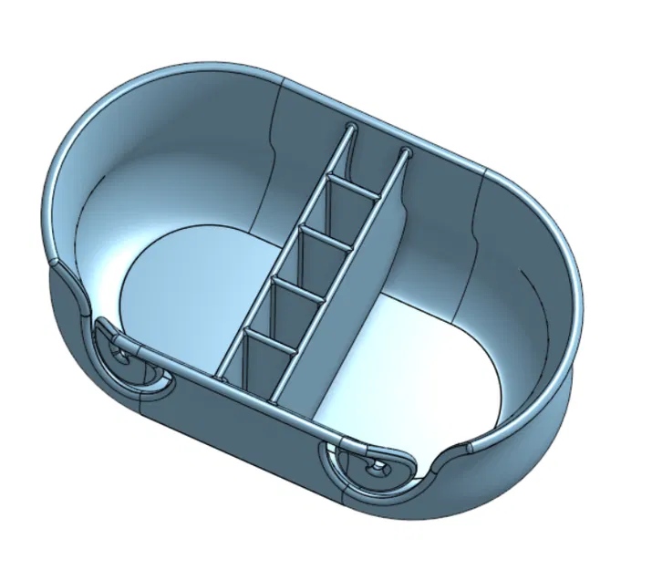 Tô Đựng Len Hai Ngăn Có Hộp Dụng Cụ – Phiên Bản Happy Wife - Image 5