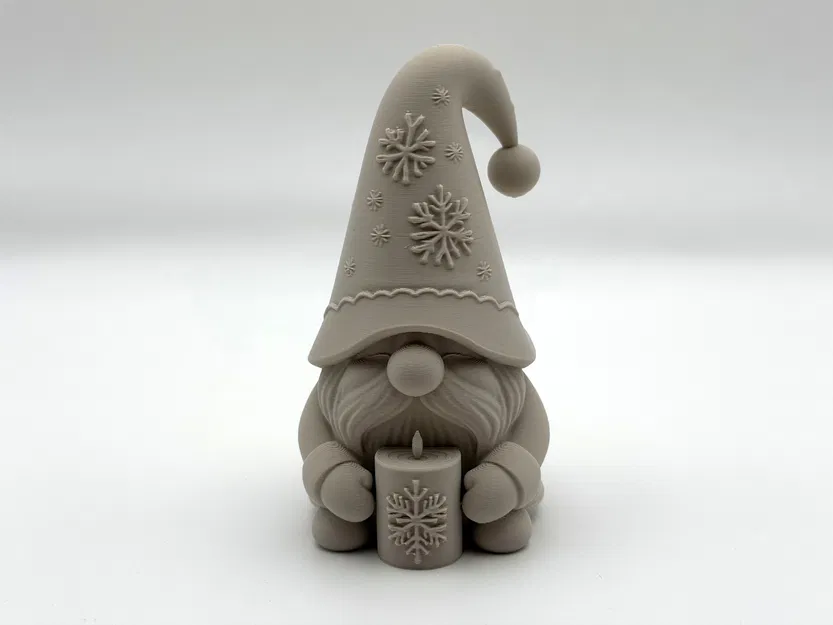 Ông Già Tuyết Nến Vàng - Mô hình in 3D - Image 2