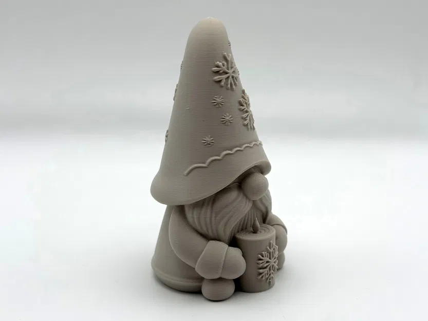 Ông Già Tuyết Nến Vàng - Mô hình in 3D - Image 3