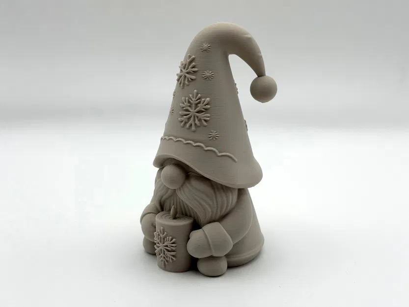 Ông Già Tuyết Nến Vàng - Mô hình in 3D - Image 4