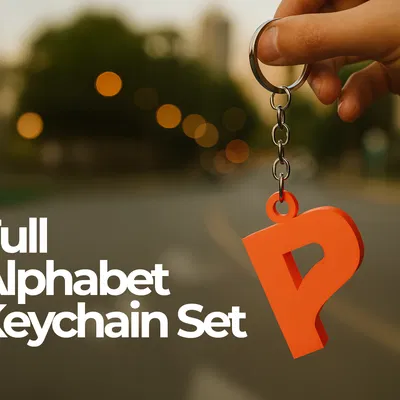 Bộ Móc Khóa Chữ Cái Đầy Đủ