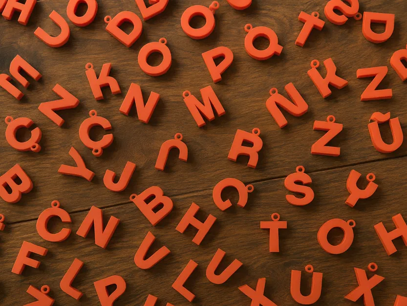 Bộ Móc Khóa Chữ Cái Đầy Đủ - Image 2