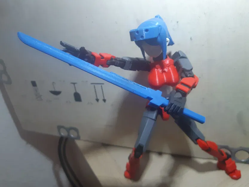 DUMMY 13 S Katana - Kiếm Mới Cho Mô Hình - Image 1