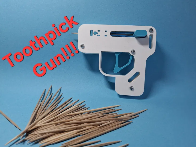 Súng Bắn Tăm Xỉa Răng 3D - Image 1