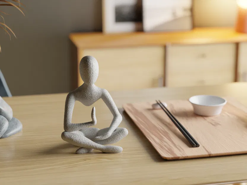 Tượng Thiền Định Cộng Hưởng Thiên Thai Lơ Lửng Giữa Không Trung - Image 4