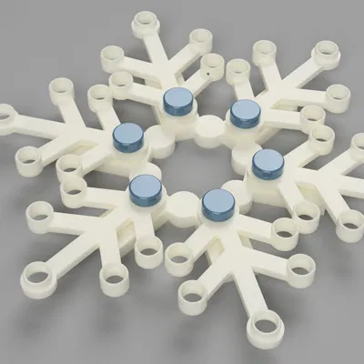 Vòng Nguyệt Quế Bông Tuyết LEGO Khổng Lồ