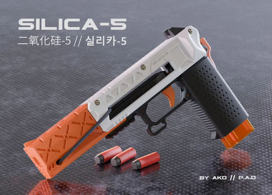 Mô hình NERF SILICA-5 Băng Đạn Kéo Dây - Image 1