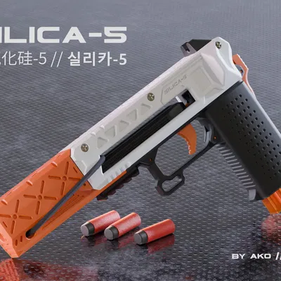 Mô hình NERF SILICA-5 Băng Đạn Kéo Dây