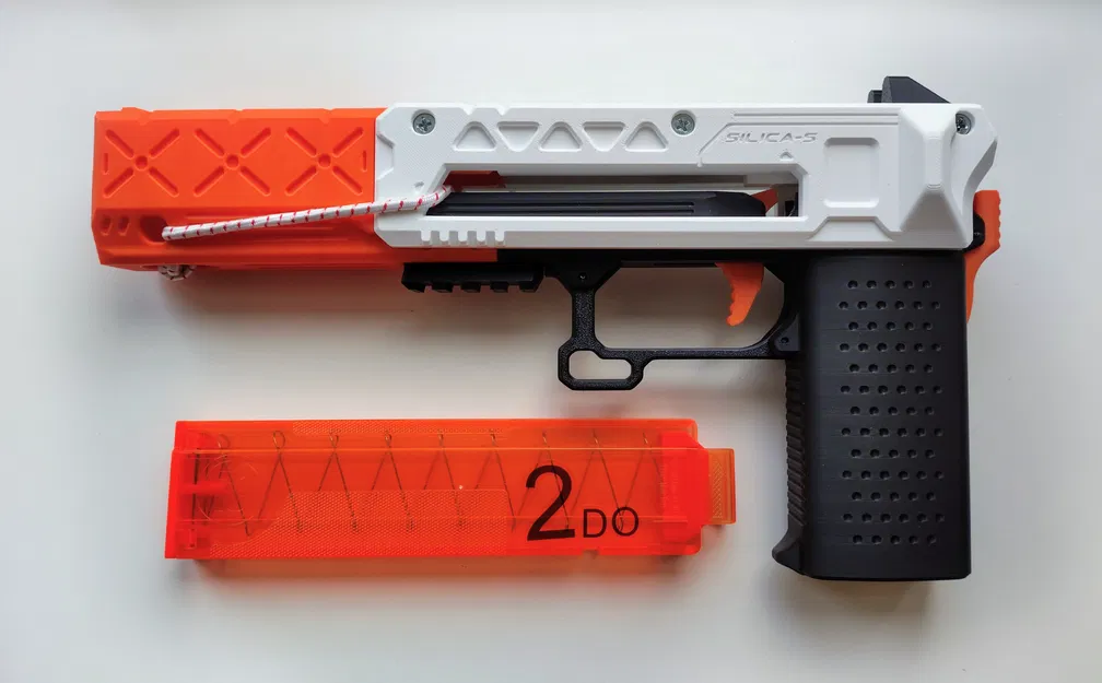Mô hình NERF SILICA-5 Băng Đạn Kéo Dây - Image 4
