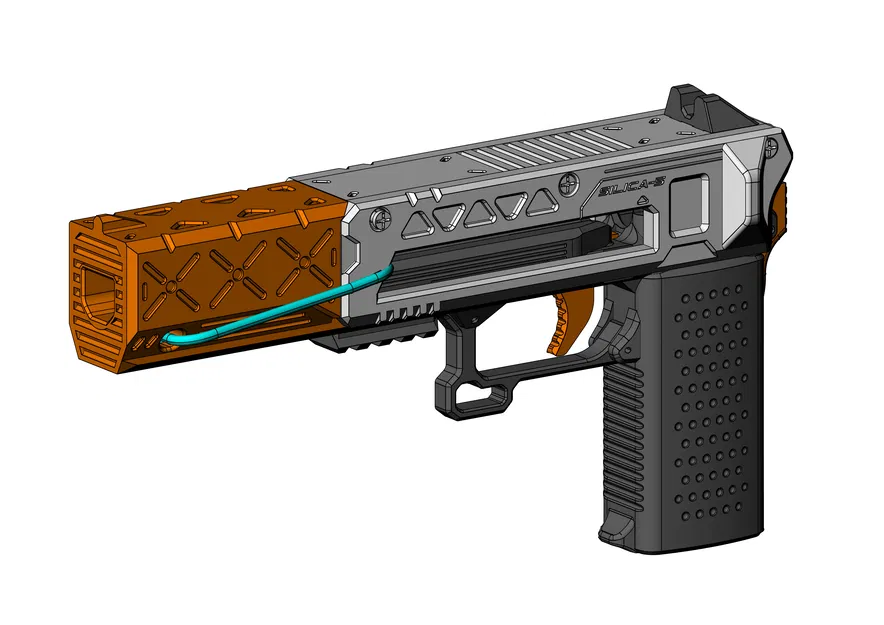 Mô hình NERF SILICA-5 Băng Đạn Kéo Dây - Image 9