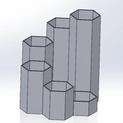 Tháp Trồng Cây Mini Lục Giác HexaBloom