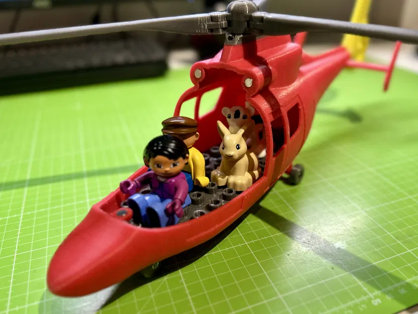 Trực Thăng Cứu Hộ Tương Thích LEGO DUPLO - Image 4