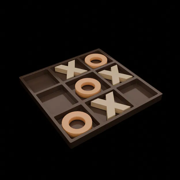 Game Cờ Caro (Tic Tac Toe) – Bộ Bàn XO Hiện Đại - Image 1