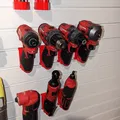 Giá đỡ dụng cụ & pin Slatwall cho Milwaukee M12 - Thumbnail 1