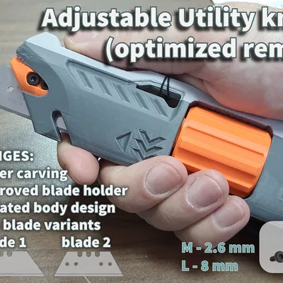 Dao rọc giấy điều chỉnh được (phiên bản tối ưu)