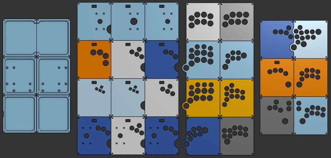 CHAMELEON v3 - Tấm ốp Modular Arcade Stick - Image 1
