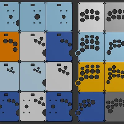 CHAMELEON v3 - Tấm ốp Modular Arcade Stick