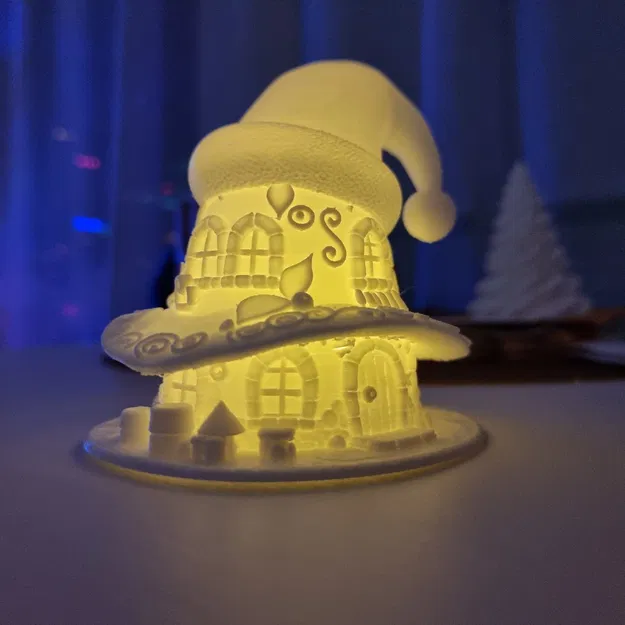 Mô Hình Ngôi Nhà Đèn LED Mùa Lễ Hội - Image 1