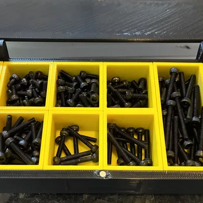 Hộp chia ngăn đựng ốc vít hoặc các chi tiết nhỏ