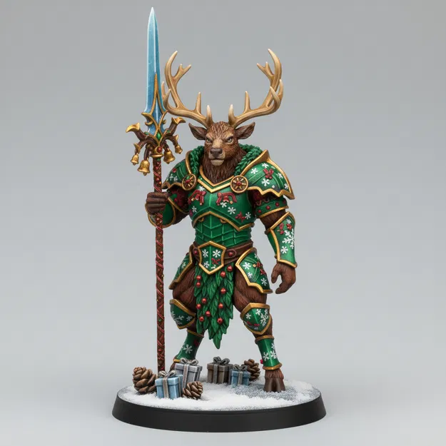 Mô Hình D&D: Bát Đại Chiến Binh Phương Bắc + Rudolph Kẻ Lừa Đảo - Image 4