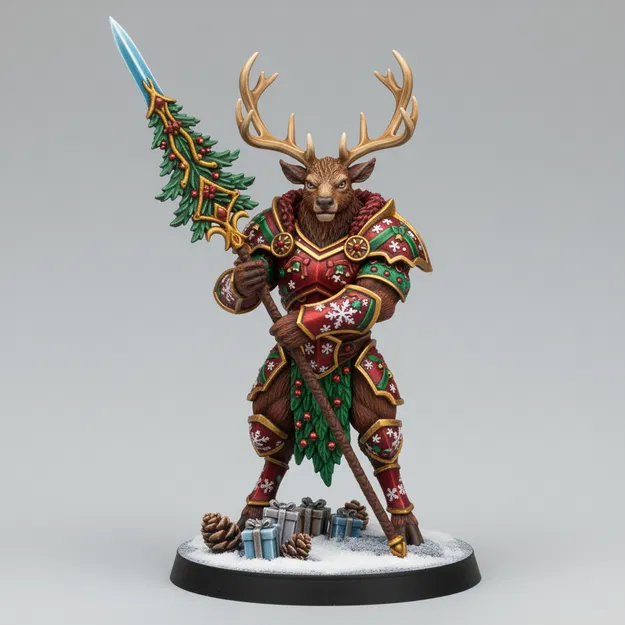 Mô Hình D&D: Bát Đại Chiến Binh Phương Bắc + Rudolph Kẻ Lừa Đảo - Image 5