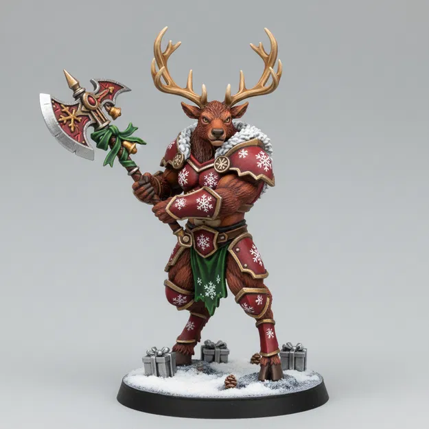 Mô Hình D&D: Bát Đại Chiến Binh Phương Bắc + Rudolph Kẻ Lừa Đảo - Image 8