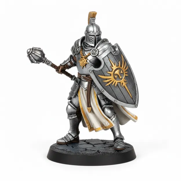 Mô Hình D&D: Hiệp Sĩ Paladin - Image 1