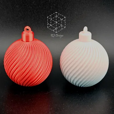 Bộ 4 Quả Cầu Trang Trí (Chấm Bi, Xoắn Ốc, Lưới, Trơn/Da Mờ)