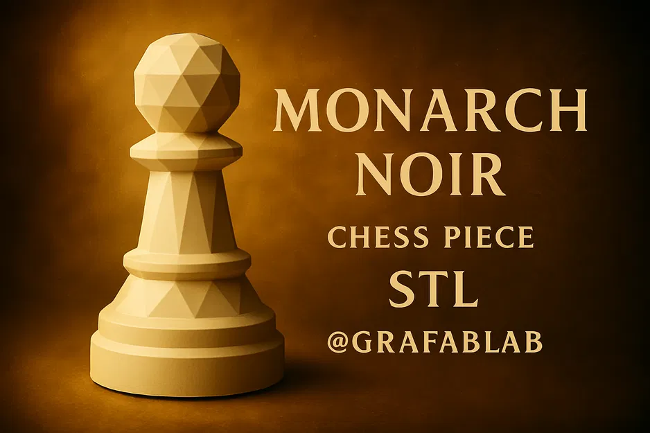 Monarch Noir "Tốt" - Quân Cờ Vua - Image 1