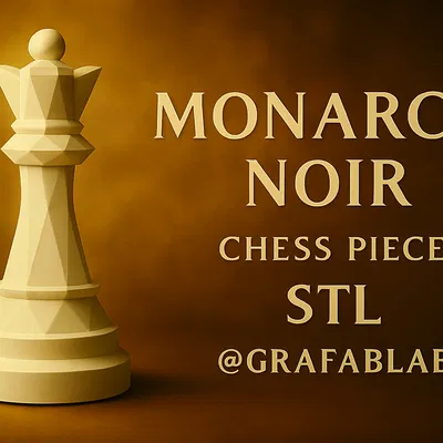 Quân Hậu Monarch Noir – Quân cờ Vua