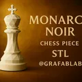 Monarch Noir "King" - Quân Cờ Vua - Thumbnail 1