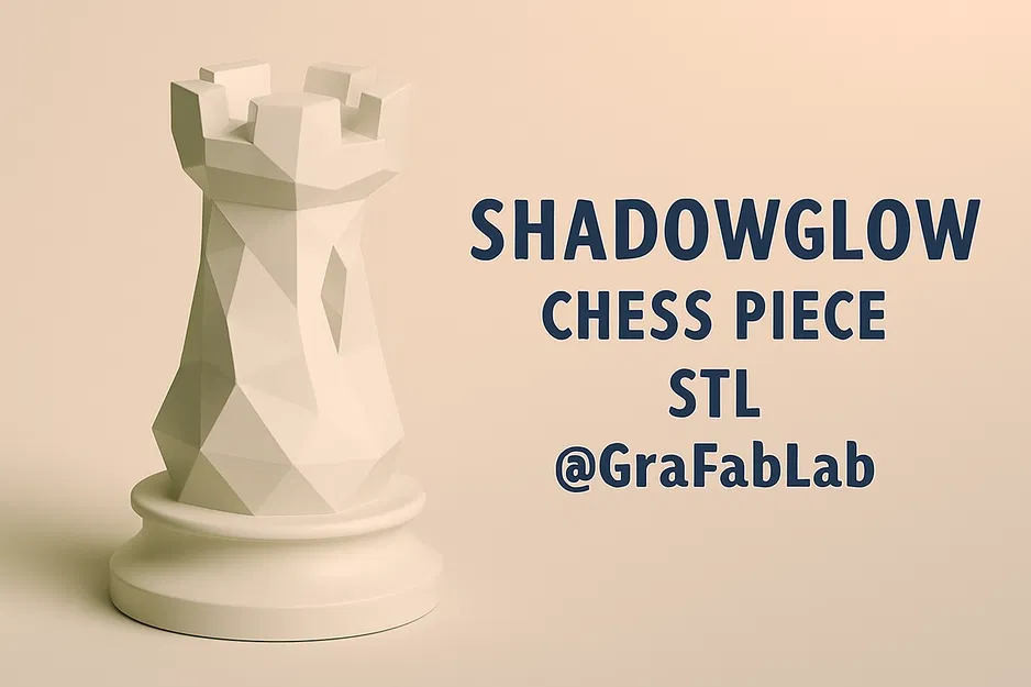 Quân Xe "Shadowglow" – Quân Cờ Vua - Image 1