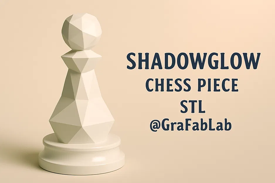 Quân "Tốt" Shadowglow - quân cờ vua - Image 1