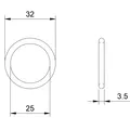 Vòng đệm (O-Ring) Rộng 3.5mm - ID 25mm - OD 32mm - Thumbnail 4