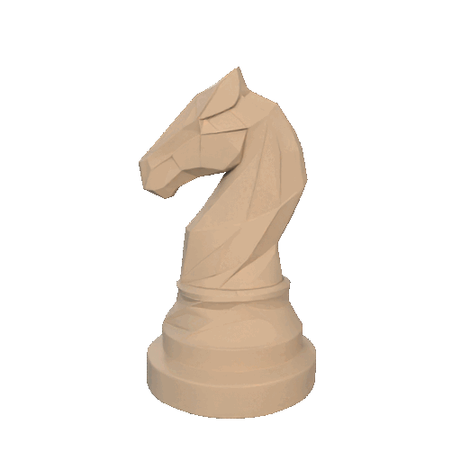 Monarch Noir "Knight" - Quân Mã Cờ Vua